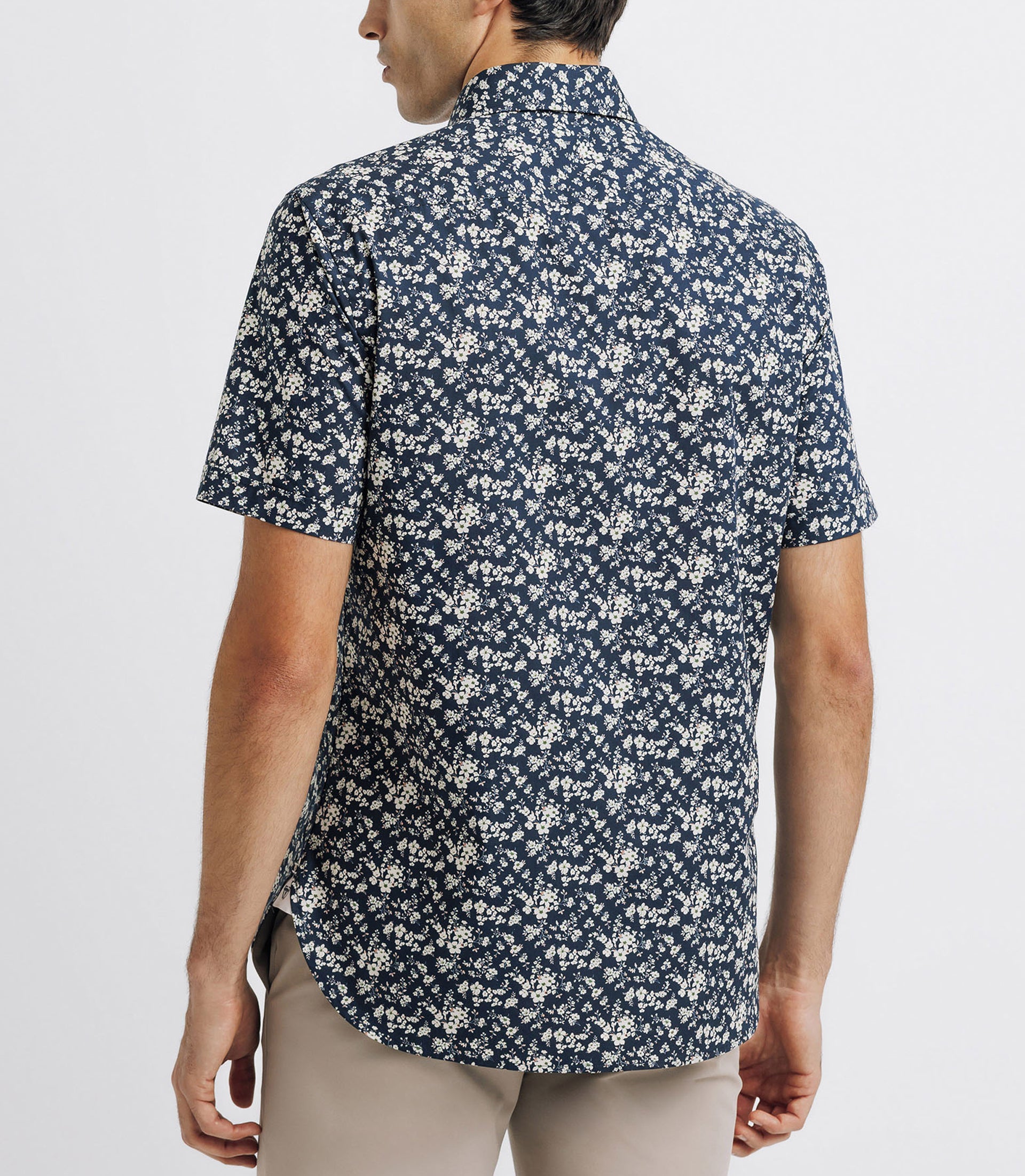 Chemise casual en coton marine