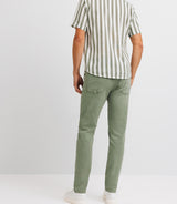 Chemise casual rayée verte - IZAC