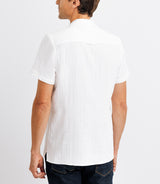 Chemise casual coupe fit blanche - IZAC