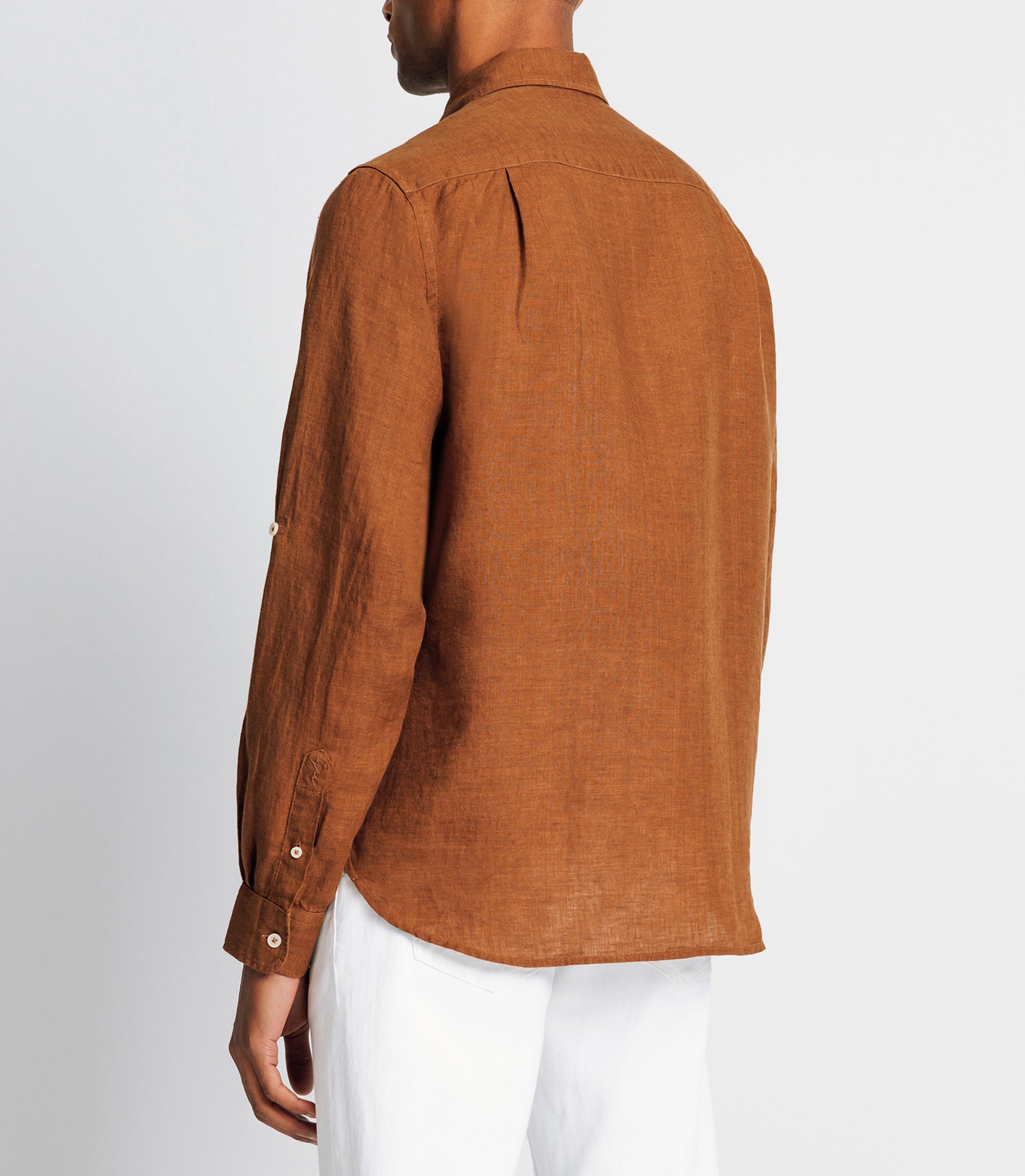 Linen Casual Shirt Truffle