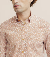 100% cotton orange shirt