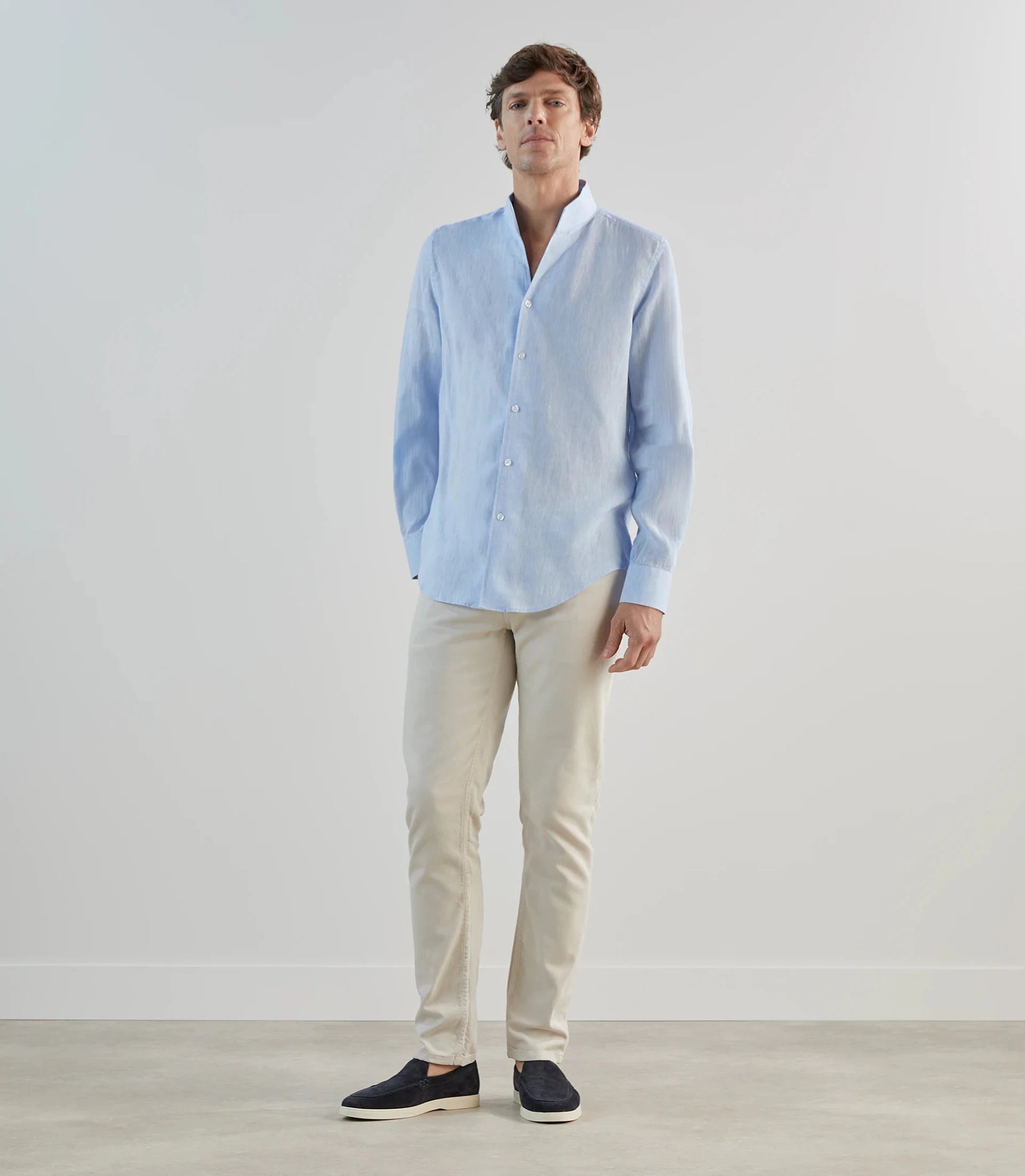 Chemise 100% lin ciel - IZAC