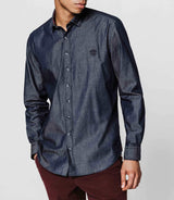 Chemise casual indigo - IZAC