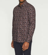 JADEN casual shirt with navy pink print