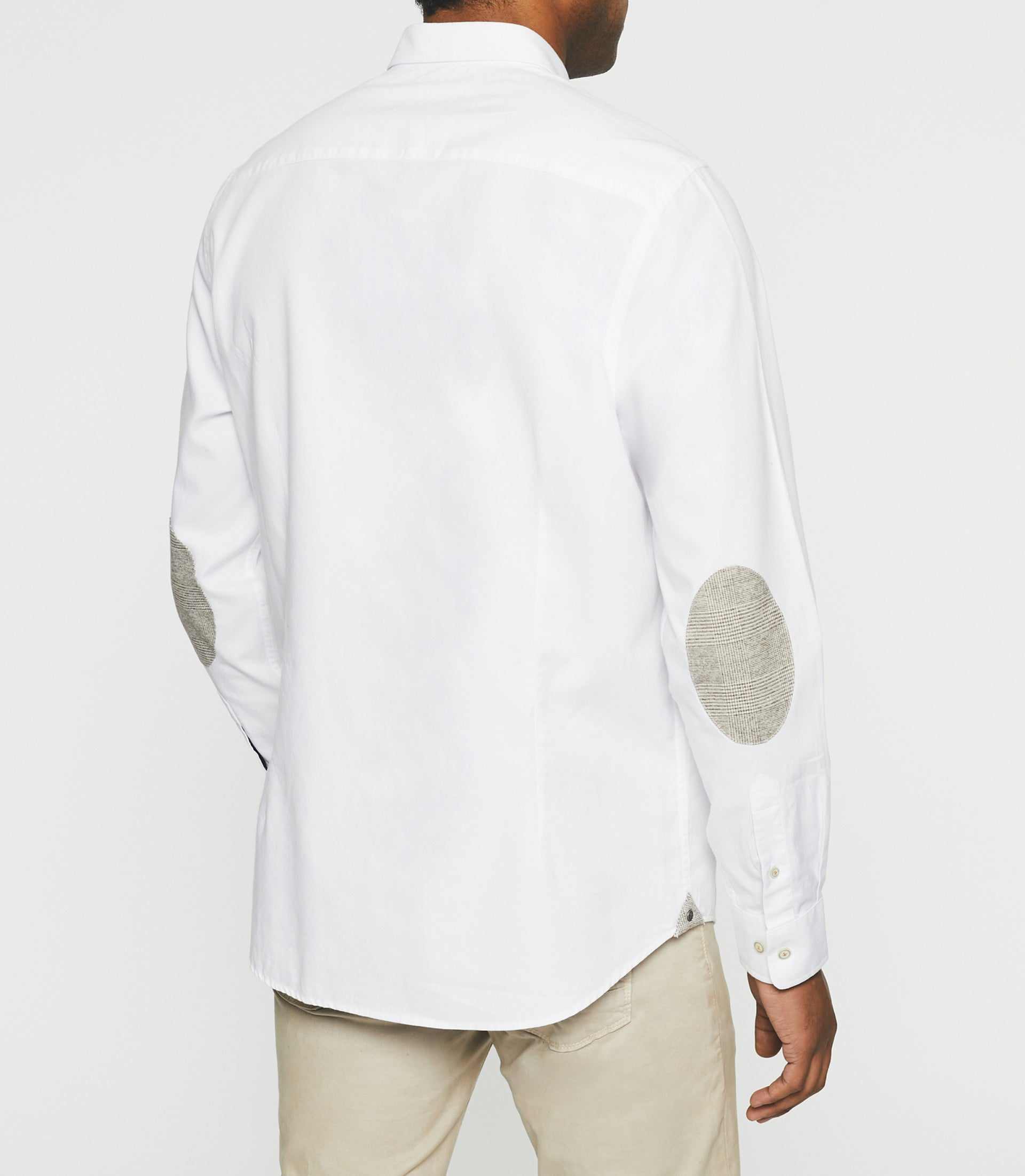 Shirt with white elbow patches JADE