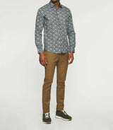 JASPER blue print casual shirt