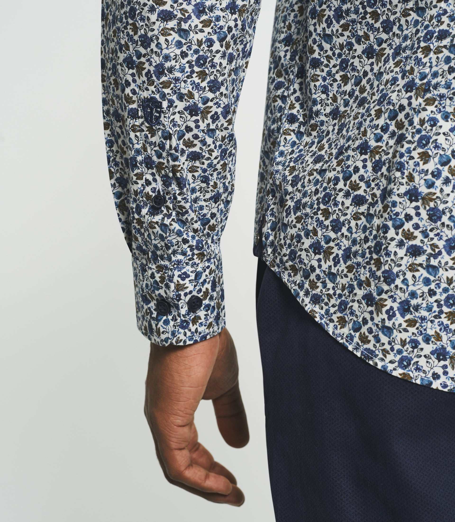 JOANI blue print shirt