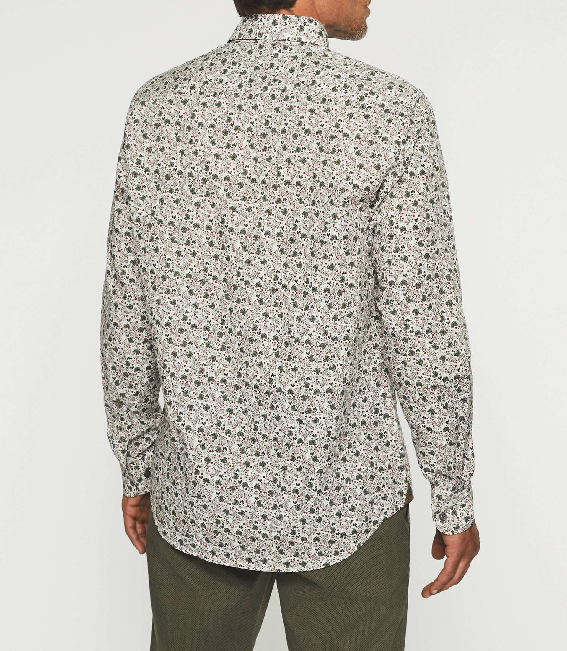 JONAS khaki print casual shirt