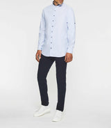 White and navy casual shirt JOSH