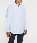 White and navy casual shirt JOSH