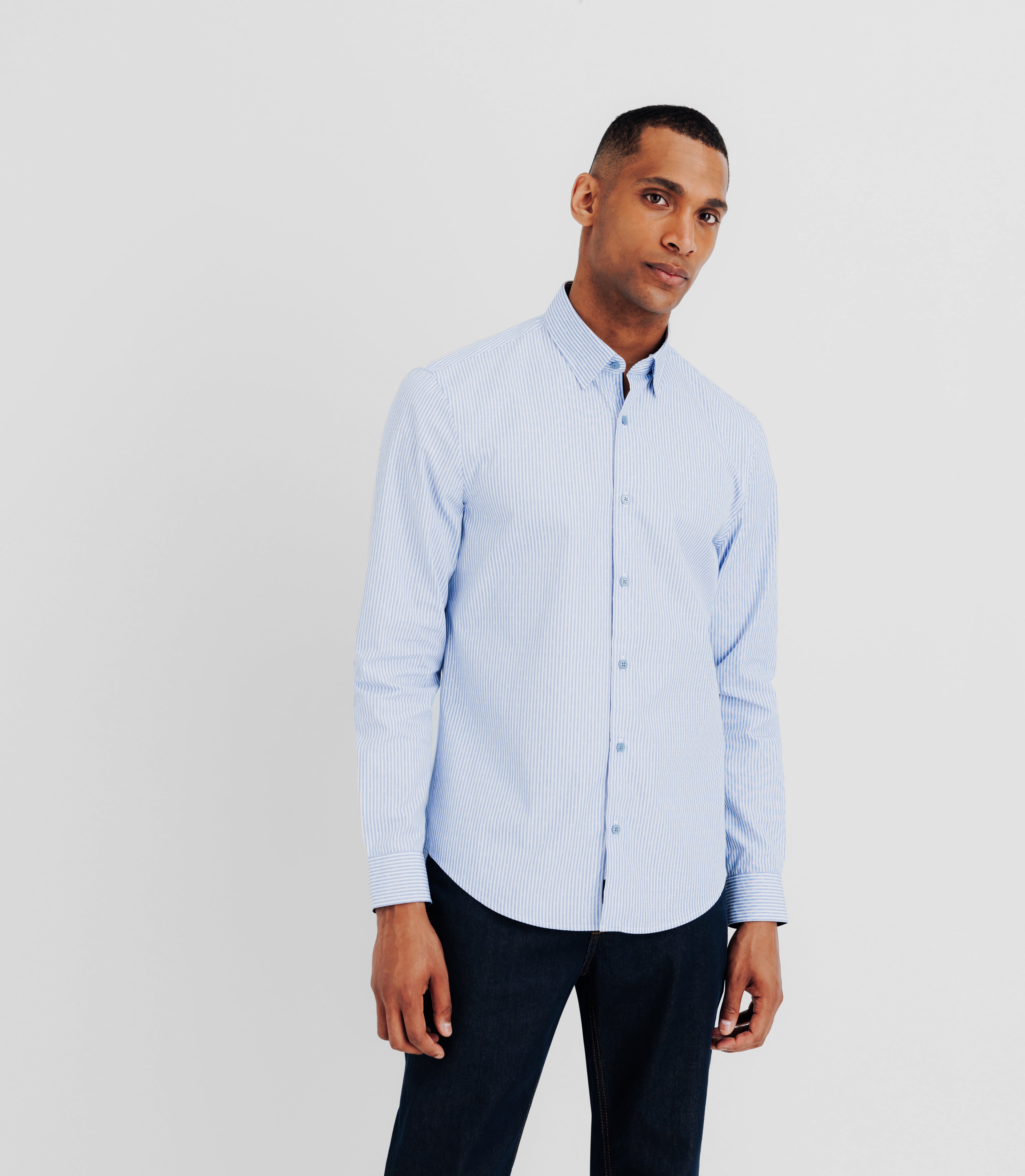 Casual shirt with blue chops