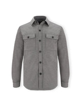 Surchemise effet maille gris - IZAC