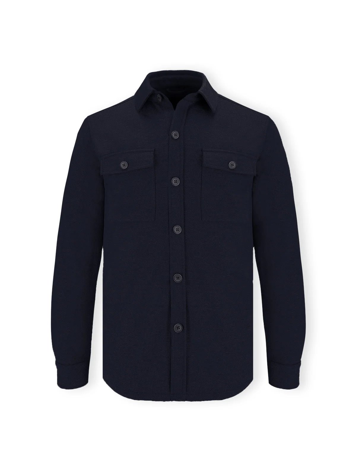 Surchemise effet maille marine - IZAC