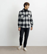 Surchemise à petits carreaux grise - IZAC