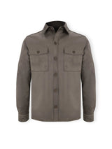 Surchemise en suédine chatain - IZAC