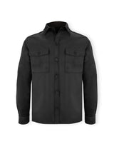 Surchemise en suédine noir - IZAC