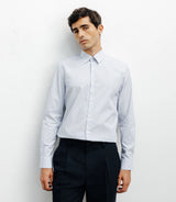 Chemise casual à rayures ciel - IZAC