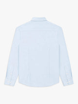 Chemise slim en maille jersey bleu ciel