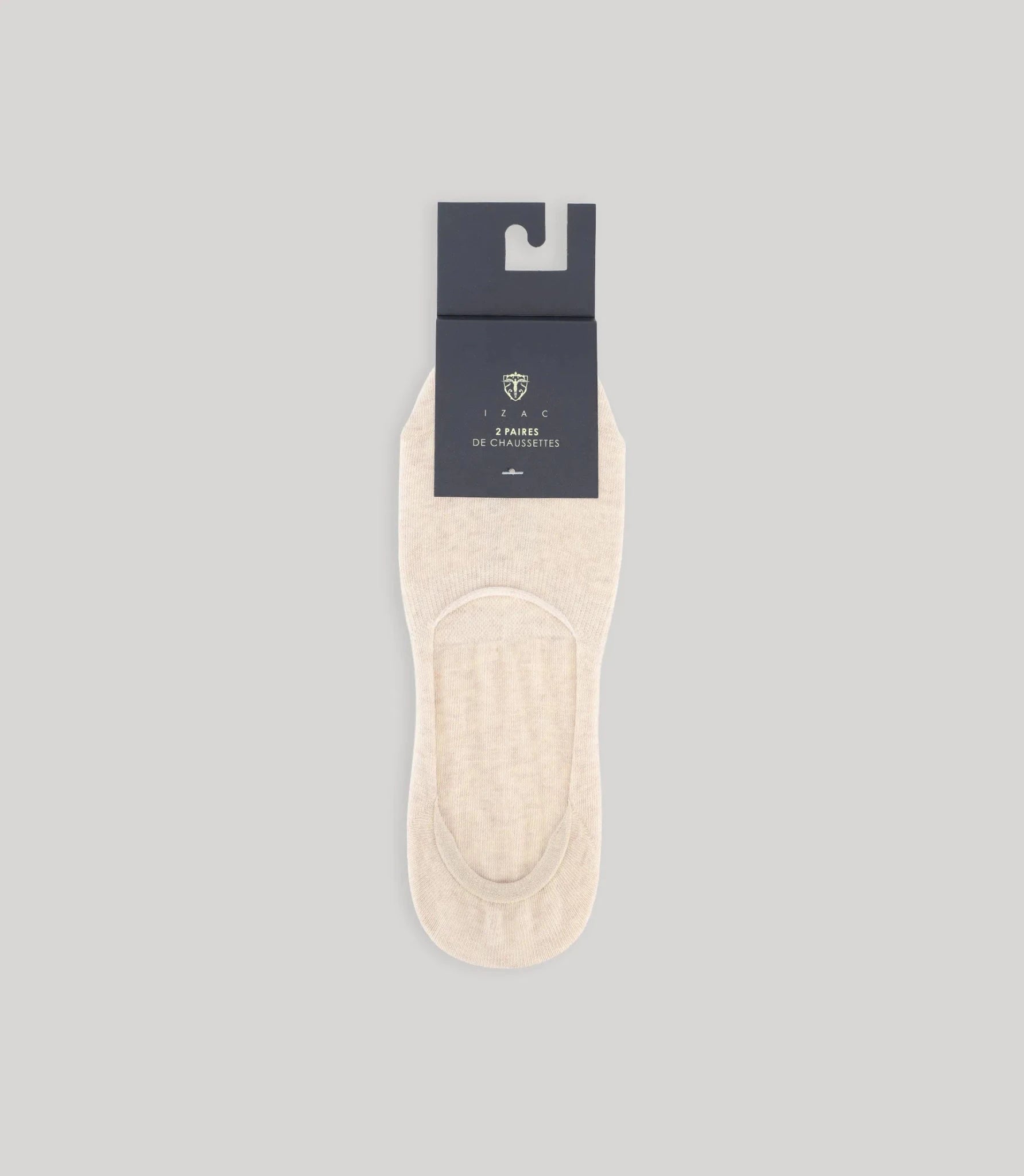 Pack de chaussettes beige chiné - IZAC
