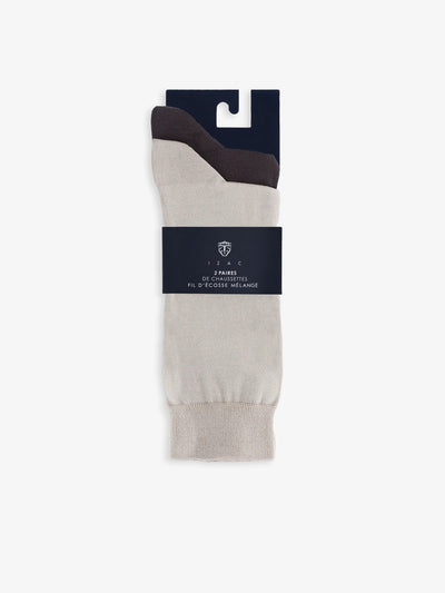 Pack de chaussettes beige - IZAC