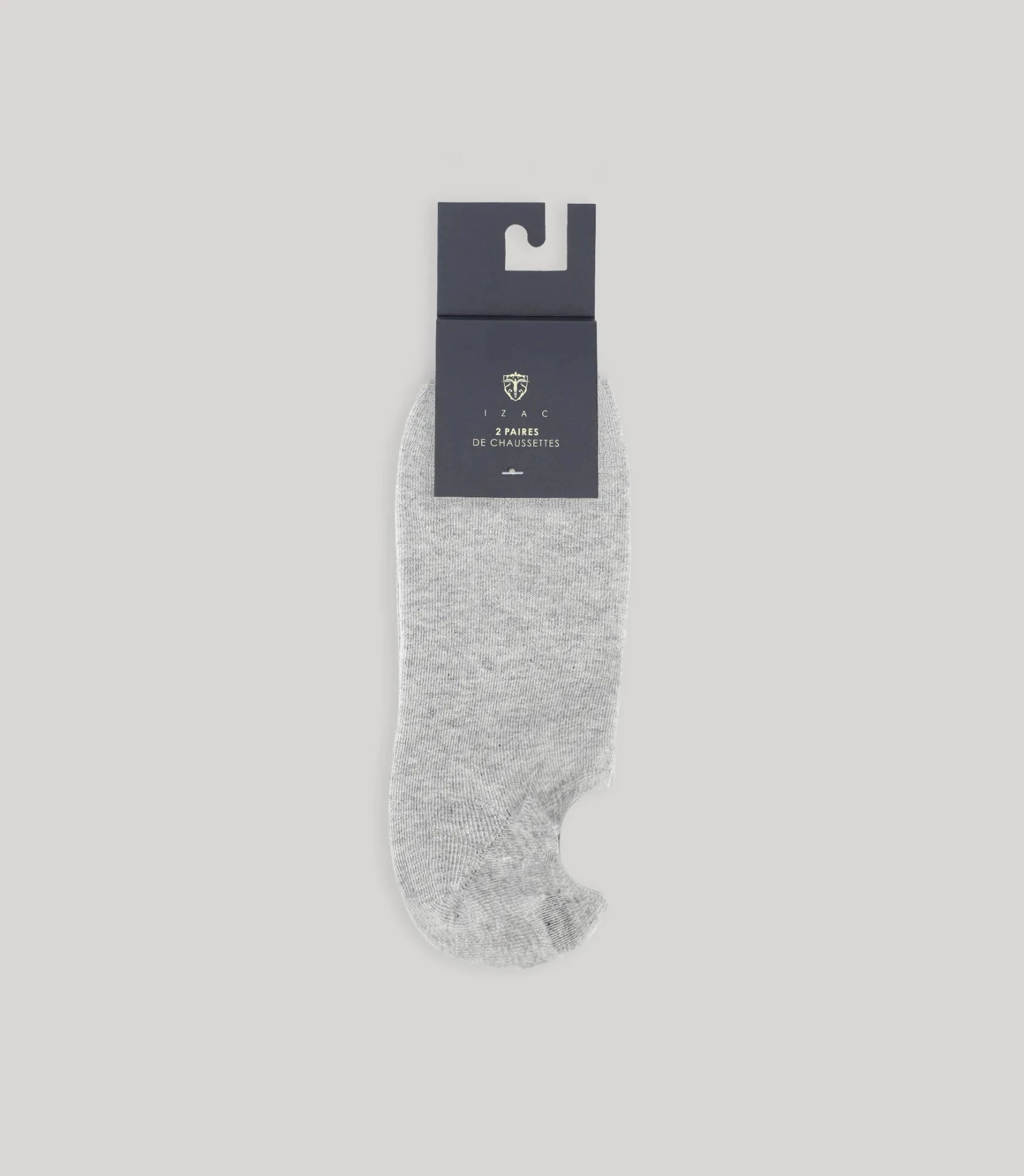 Pack de chaussettes courtes gris chiné - IZAC