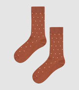 Chaussettes unies en coton truffe - IZAC