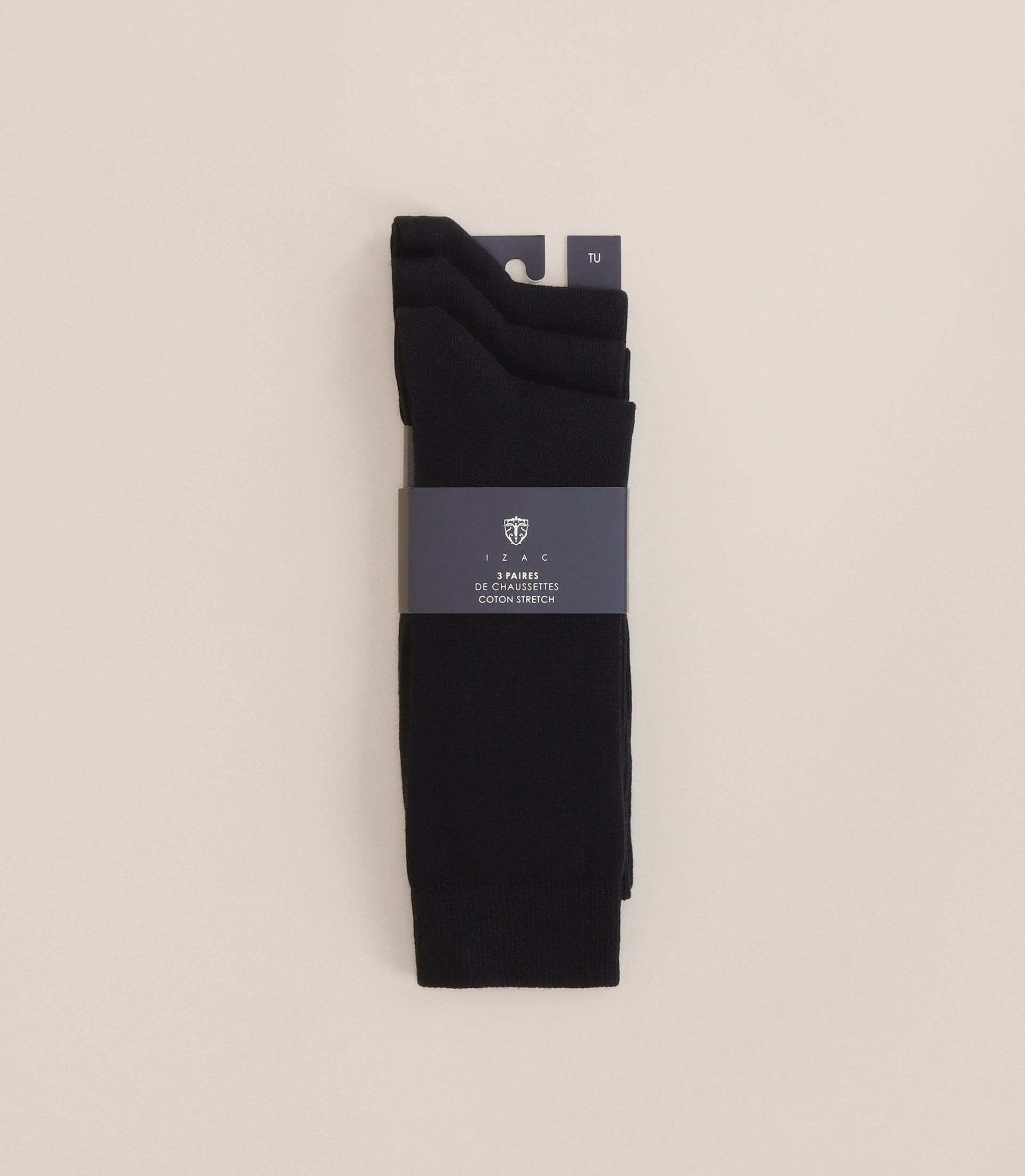 Chaussettes en pack noires - IZAC