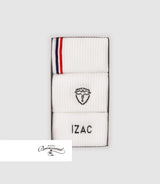 Sock box with white logo