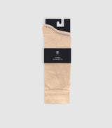 Pack de 2 chaussettes unies beige