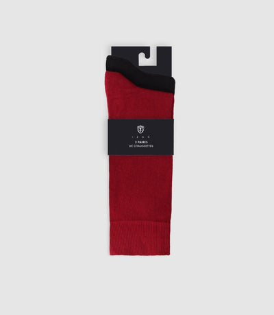 Pack de chaussettes fantaisie noires - IZAC