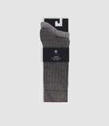 Pack de chaussettes unies anthracite - IZAC