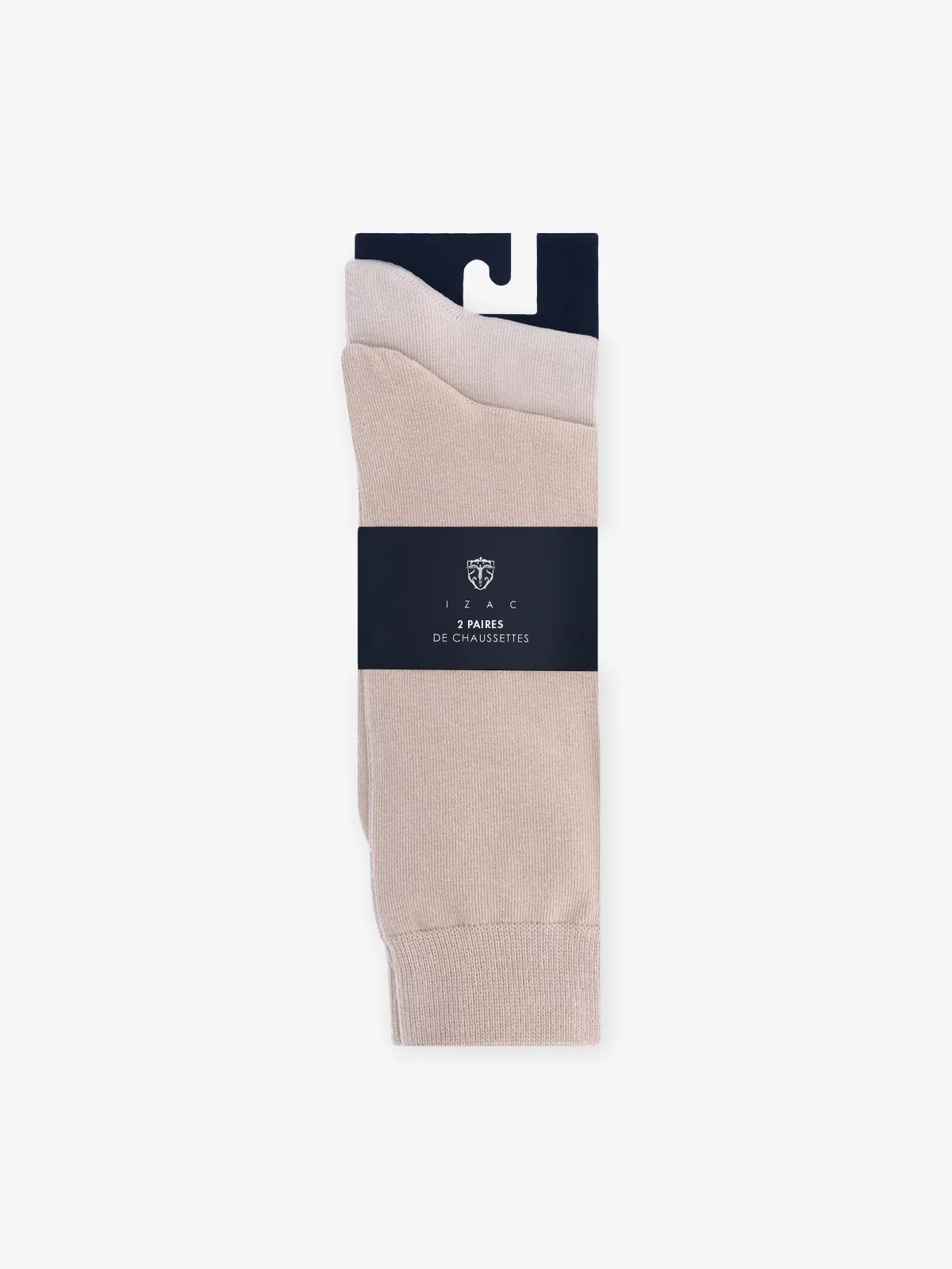 Pack de 2 chaussettes beige - IZAC