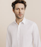 White French collar shirt