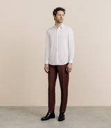 White French collar shirt