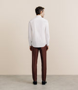 White French collar shirt