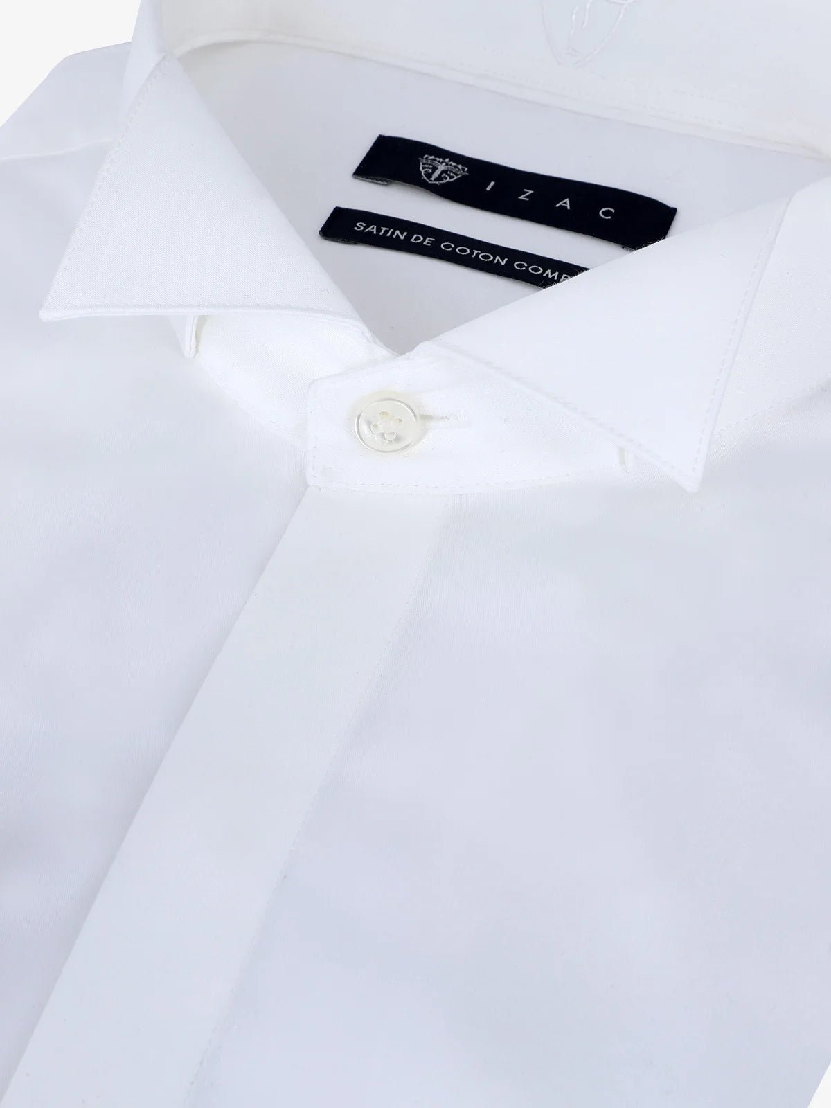 Chemise cérémonie 100% coton écrue - IZAC