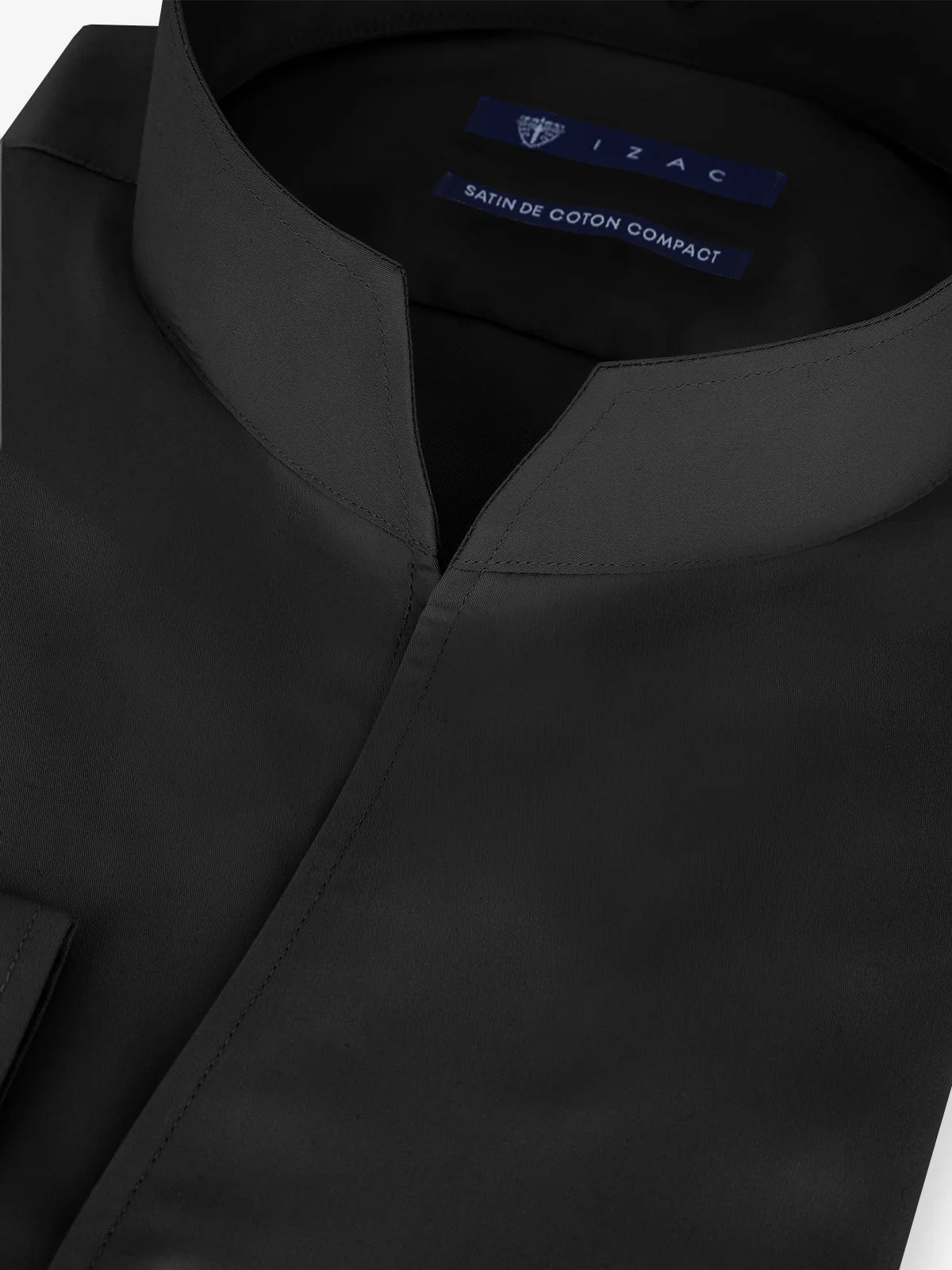 Chemise ville coton noir - IZAC