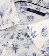 Chemise imprimée blanche - IZAC