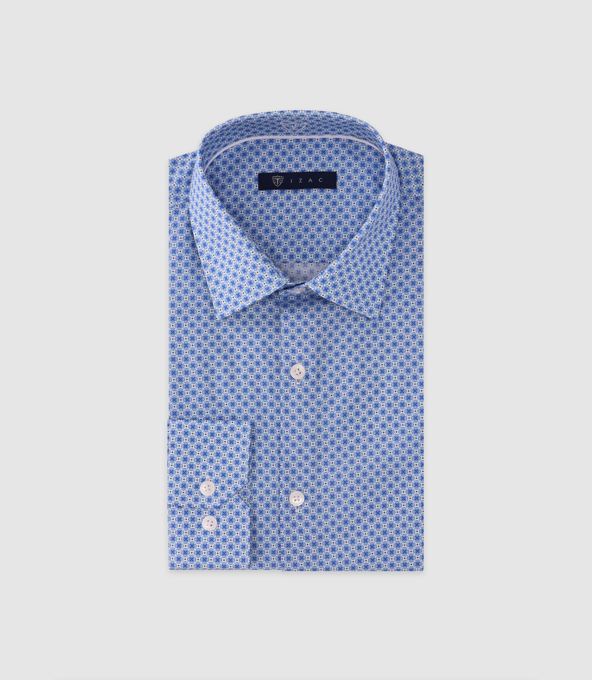 Blue print shirt