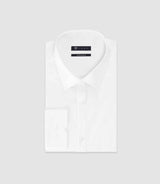 White stretch cotton shirt