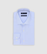 Chemise en satin de coton ciel - IZAC