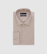 Beige slim shirt