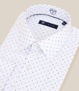 Chemise col français bleue