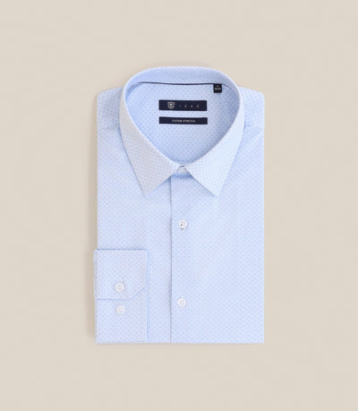 Chemise infroissable ciel - IZAC