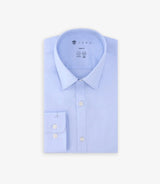 Chemise ville en coton ciel - IZAC