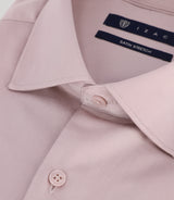 Chemise en satin de coton mauve - IZAC