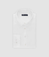 Chemise ville en maille blanche PACOME - IZAC
