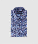 Blue flowers shirt