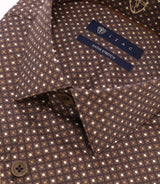 Brown polka dot shirt