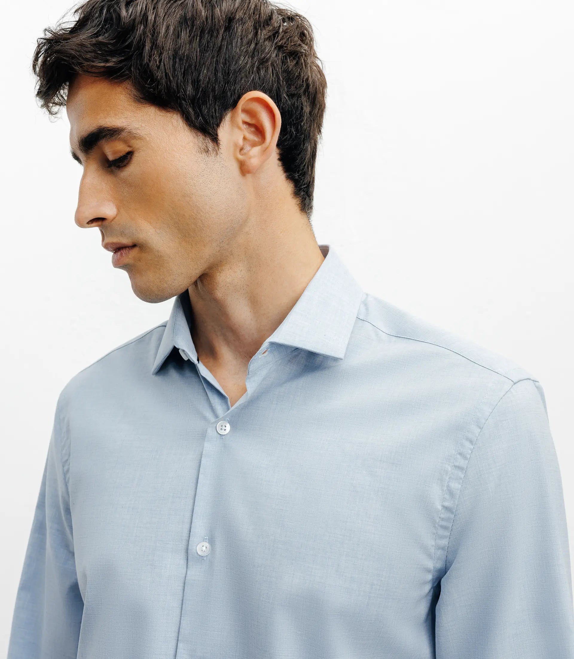 Chemise ville imprimée ciel - IZAC